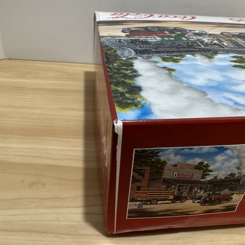 ALL ABOARD Coca-Cola 1000 Piece Jigsaw Puzzle MAJESTIC Coke Train COMPLETE - Picture 10 of 14